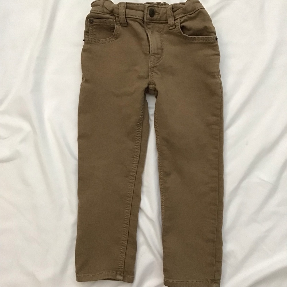 (Like New) Cat & Jack Super-Stretch Slim Fit Khaki Jeans